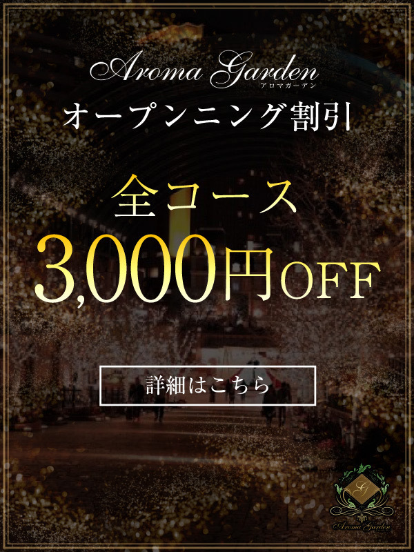 オープン割引¥3,000-OFF